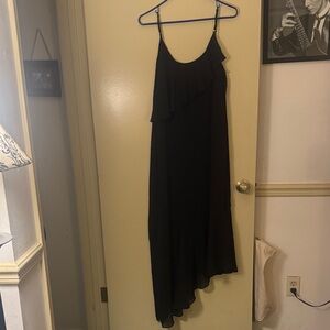 Xhilaration Black Asymmetrical Dress